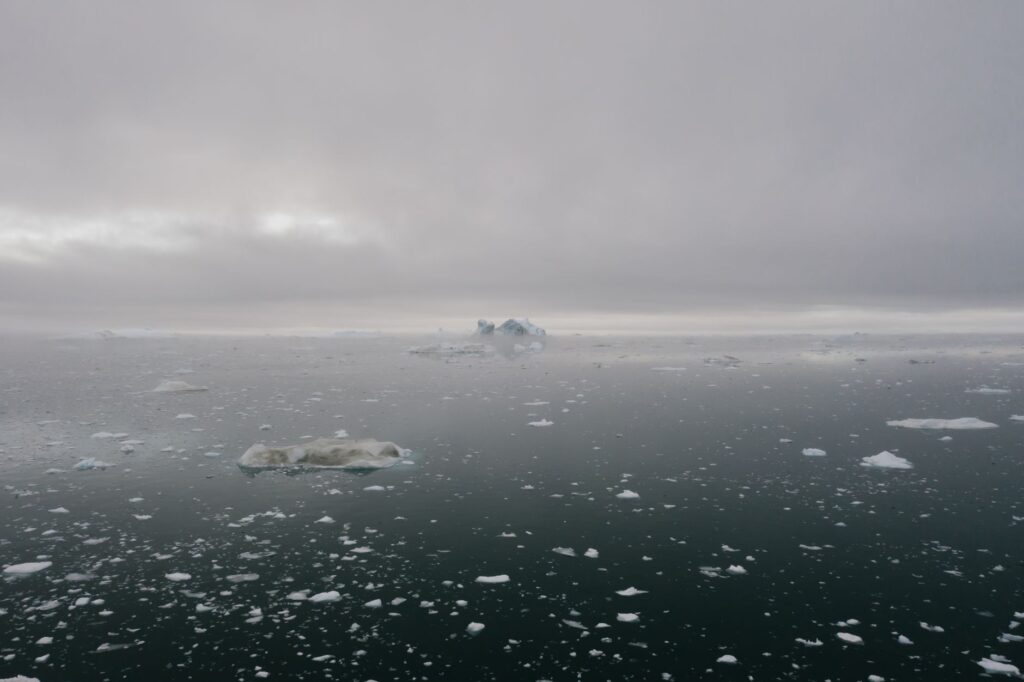grounded icebergs Antarctica